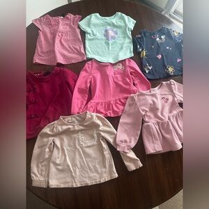 Bundle - 18 mo/24 mo/2T Long Sleeve Shirts and Short Sleeve Shirts